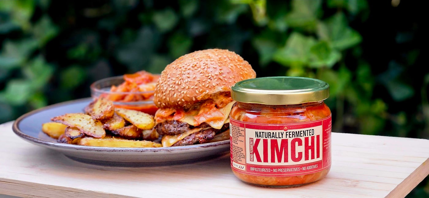 Kimchi burger