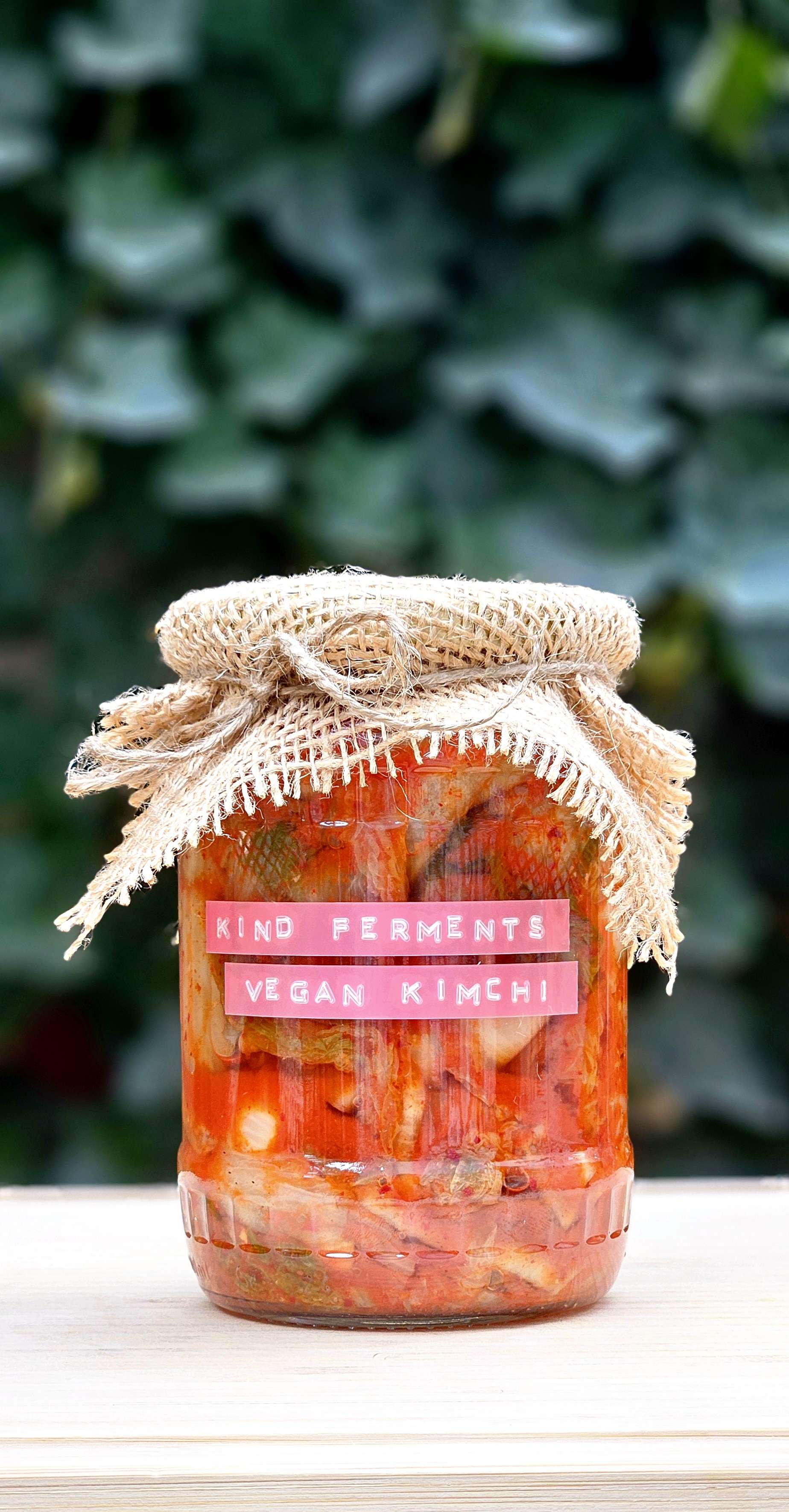 Jars of Vegan Kind Ferments kimchi — 1